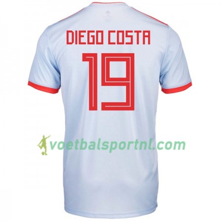Spanje Diego Costa 19 Uit Shirt WK voetbal 2018